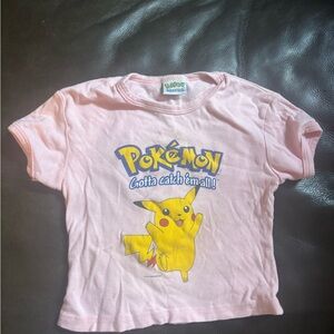 Pokemon Pink Pikachu Short Sleeve Tee